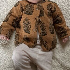 Kate Quinn quilted pinecone jacket